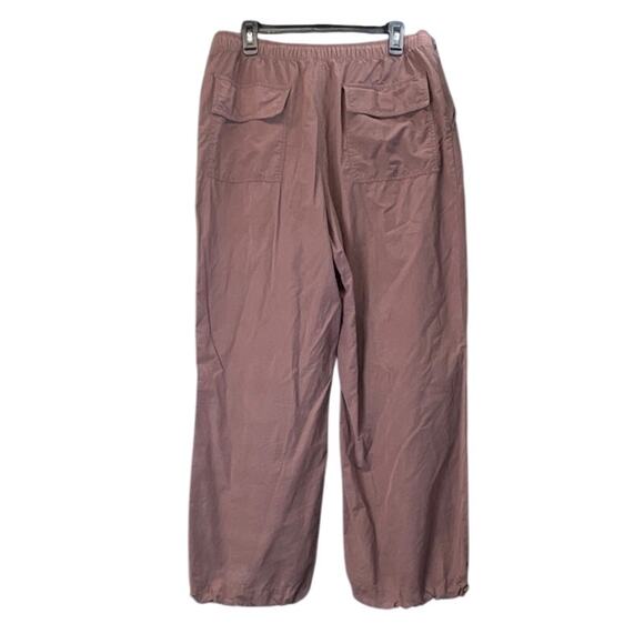 Aeropostale Womens Light Purple Parachute Drawl-string Wide Leg Pants - Picture 2 of 8